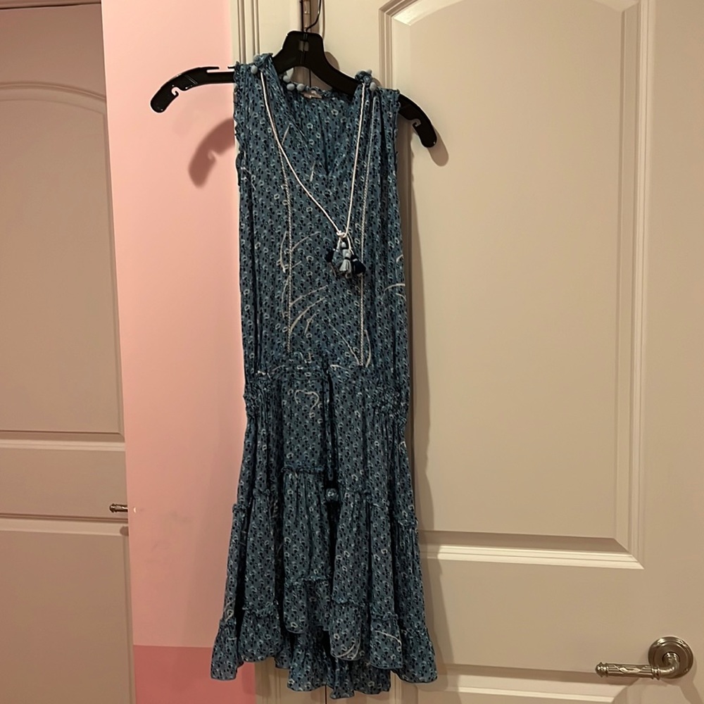 Poupette St Barth printed knee length coverup